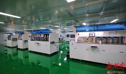 隆回高新區 優化服務效能，光電企業60天實現投產，引領電子產品技術開發新速度